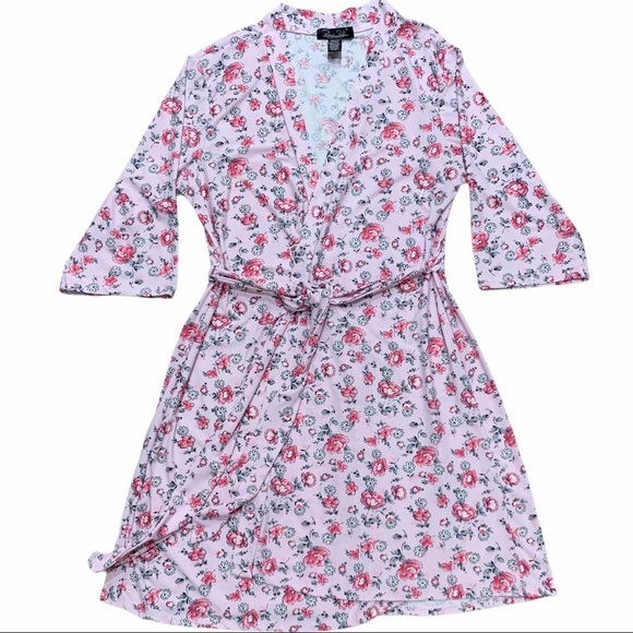 RENE ROFE Sleepwear Short Robe - Picture 1 of 7